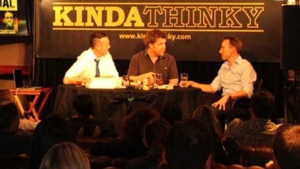 Kinda Thinky is an irreverent theme-driven live chat show.
