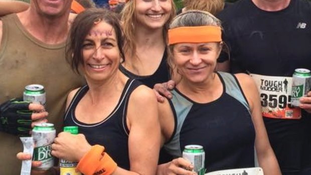 Catherine Pracy at a Tough Mudder event.