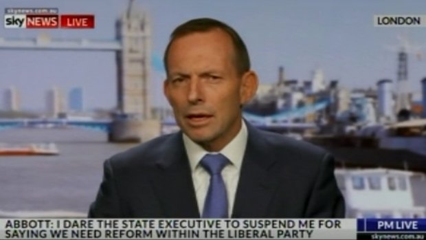 Tony Abbott has spoken out a number of times since he was toppled in September