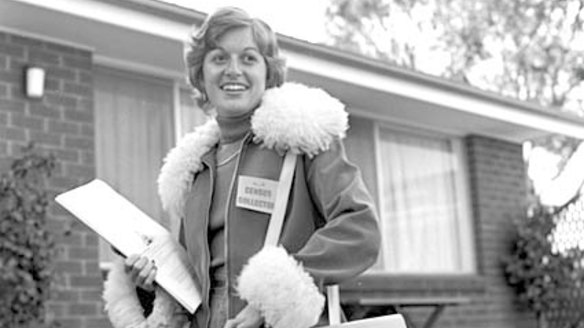 Stats cool ... a Census collector in 1976.