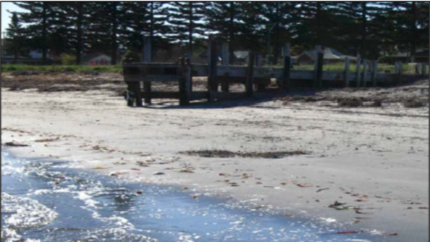 The Safety Bay yacht club "jetty". 