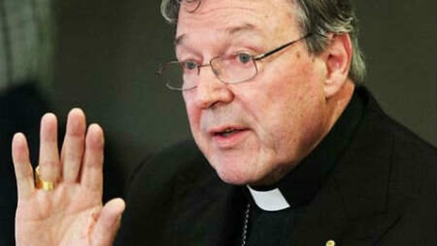 Cardinal George Pell was accused of making the offensive joke by a child sex abuse survivor known as BWE.