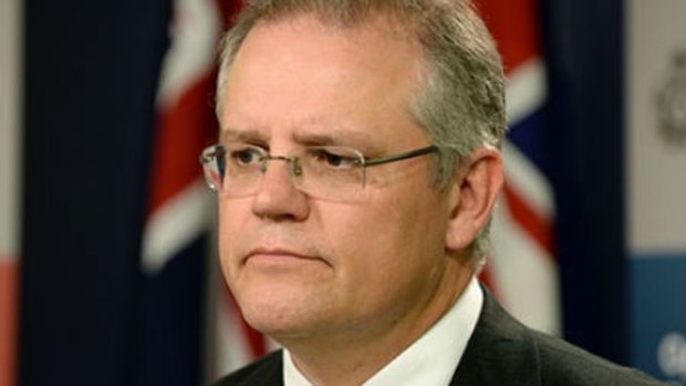 Treasurer Scott Morrison. Will he channel the UK route to a lower corporate tax rate?