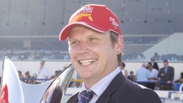 Speed to burn: Bjorn Baker has Miss Invincible ready to fly on debut at Rosehill on Saturday.