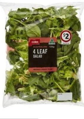 One of the Coles salads included in the recall. 