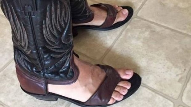 Redneck Boot Sandals.