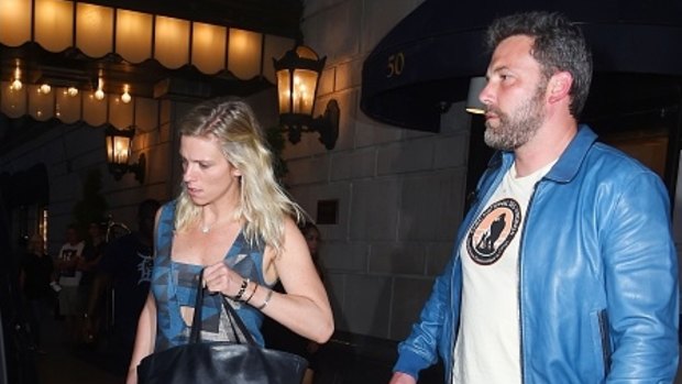 Ben Affleck and his girlfriend, Saturday Night Live producer Lindsay Shookus are constantly holding iced coffee.