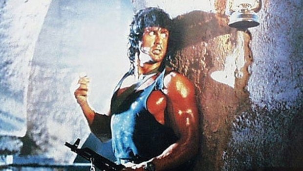 Stallone made his body into a work of art, a symbol of can-do.
