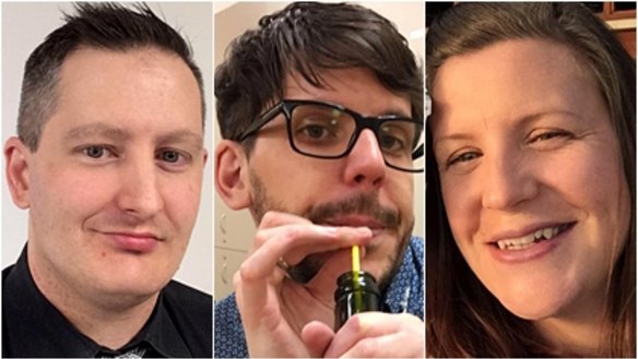 Three of the Dreamworld victims: partners Roozi Araghi and Luke Dorsett and Luke's sister Kate Goodchild – all Canberrans.