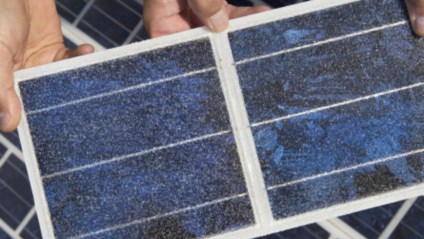 Solar panels with skid resistance: energy-producing tiles that can be laid on roads.
