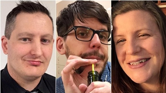 Three of the Dreamworld victims: partners Roozi Araghi and Luke Dorsett and Luke's sister Kate Goodchild – all Canberrans.