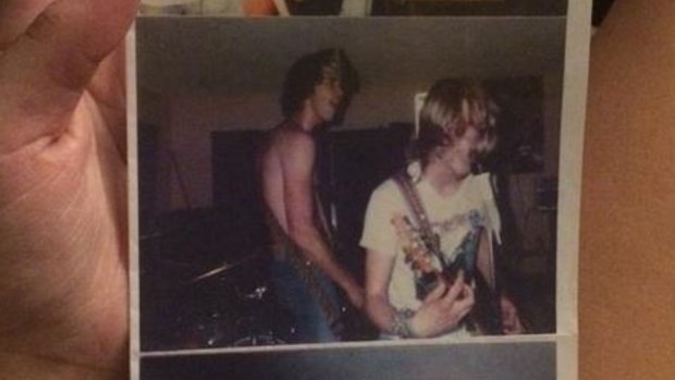 The young Kurt Cobain. 