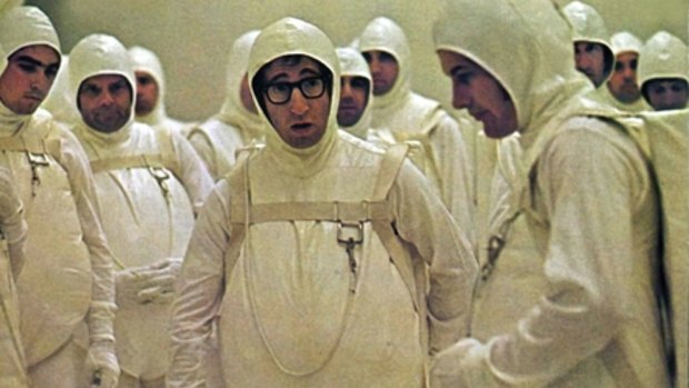 Woody Allen as a sperm in his 1972 film Everything You Ever Wanted to Know About Sex But Were Afraid to Ask.