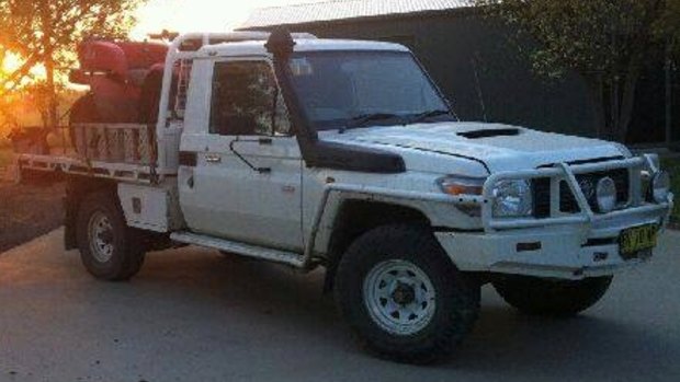 The LandCruiser police believe Mark and Gino Stocco are driving.