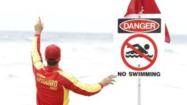 Dangerous surf conditions have closed beaches north and south of Brisbane.