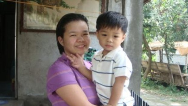 Maria Sevilla with her son, Tyrone, whose autism is the reason they are facing deportation.