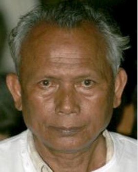 Torture claims: Meas Muth, once the Khmer Rouge navy chief.  
