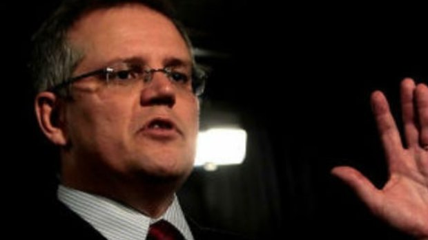 Treasurer Scott Morrison is expected to emphasise the slow growth under a Labor negative gearing policy.