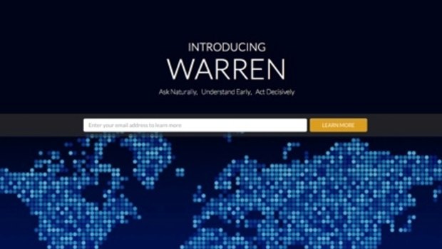 "Warren" understands your natural-speak questions and consults thousands of resources to find the answers.