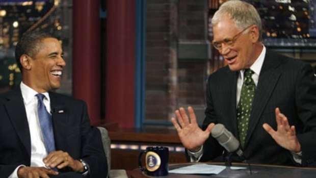David Letterman had a genuine rapport with US President Barack Obama.