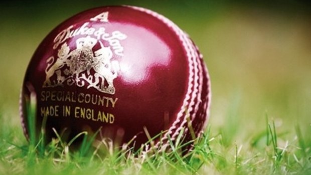 In the spotlight: The Dukes cricket ball will be used in some Sheffield Shield matches next summer.