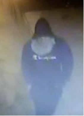 A CCTV image of the man wanted over the Daveys Hotel shooting.