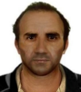 The man police are looking for is about 35 years old, looks Southern European, and stands about 175cm tall.