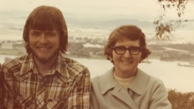 Kevin Rudd with his mother, Margaret.