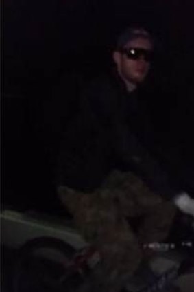 Police have released this image of a man they want to speak to in relation to an armed robbery at Robina in the early hours of January 22.