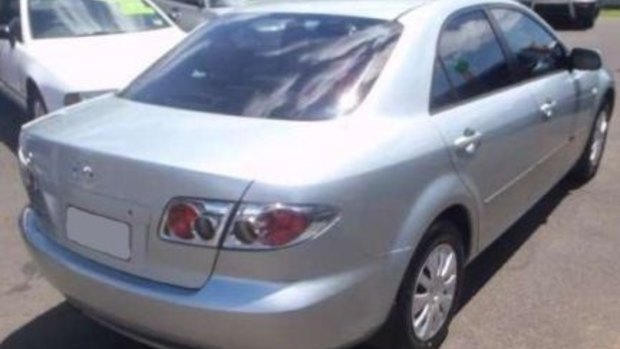 The vehicle Julie Hutchinson may have been driving, a 2004 silver, Mazda6 sedan with Queensland registration 622-HZE (similar pictured).