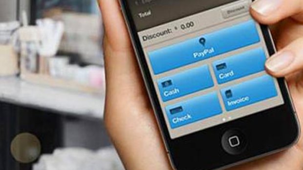 A PayPal smartphone app for making payments in store.