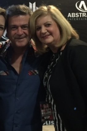 Jenny Staniforth, of Queanbeyan, met her teenage idol, Bay City Roller Les McKeown, in Canberra last week.