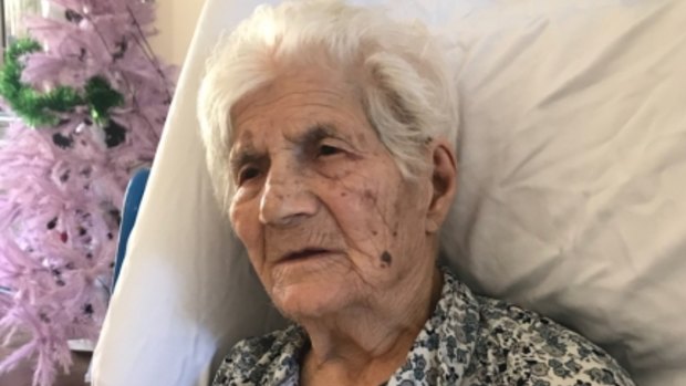Dimitra Pavlopoulou, 97, was taken from her nursing home in Clarinda.