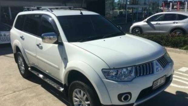 Police are searching for a 2010 Mitsubishi Challenger after a baby girl was abducted.