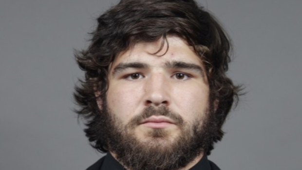 Tragic end ... Ohio State University football player Kosta Karageorge, 22, had suffered numerous concussions before he went missing.