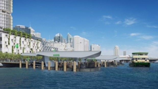 Three companies are on the shortlist to build Barangaroo's ferry hub.