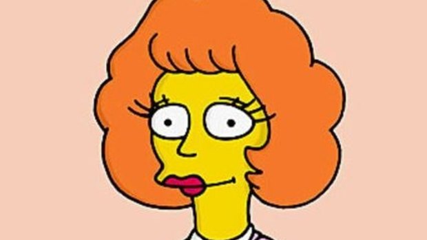 Maude Flanders in The Simpsons.