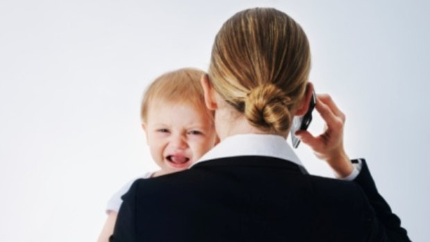 Among working mums aged 25-45 years, who are in partnerships, 45 per cent work part-time and four-fifths of them cite family reasons for doing so.
