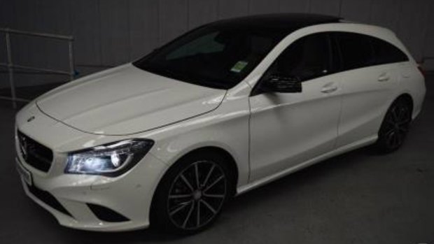 A car similar to the one stolen in a carjacking at Chadstone Shopping Centre.