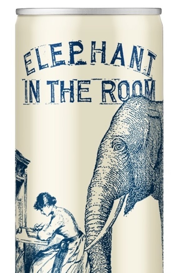 Fourth Wave Elephant pinot noir can.