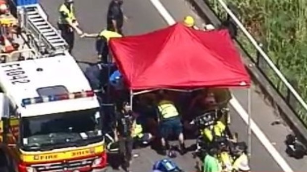One person has been killed in a fatal motorcyle crash on the Bruce Highway.