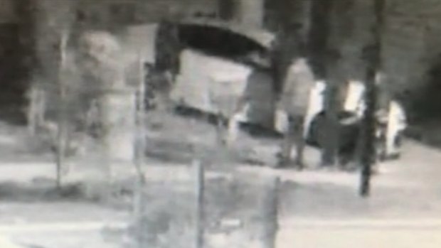 CCTV footage from the Rockbank home invasion.