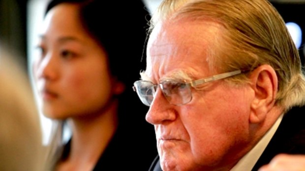 Fred Nile's party urged Chinese Christian churches to make a stand on same-sex marriage. 