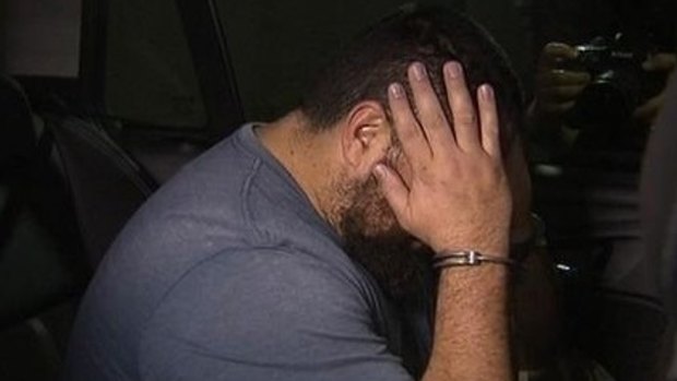 Omar Succarieh, pictured after his arrest in September 2014, will remain in custody until court reconvenes on January 28.