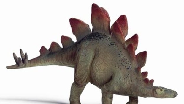 The Ornithischia group also includes stegosaurus.