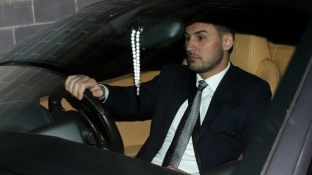 Auburn deputy mayor Salim Mehajer arrives at a council meeting in August.