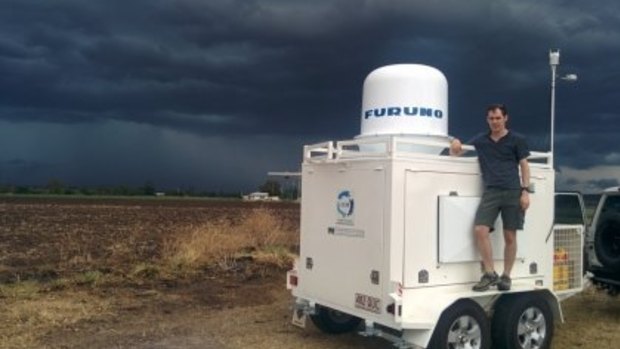 University of Queensland researcher Joshua Soderholm undertook a two-year field campaign to help develop his thunderstorm map.