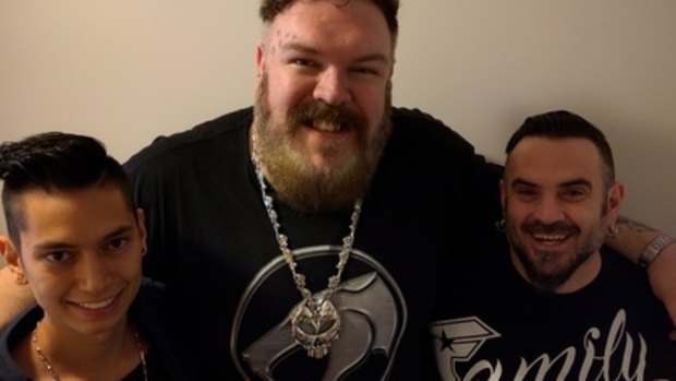 The rabbit reaper chain made for Kristian Nairn who played Hodor in the TV series Game of Thrones.