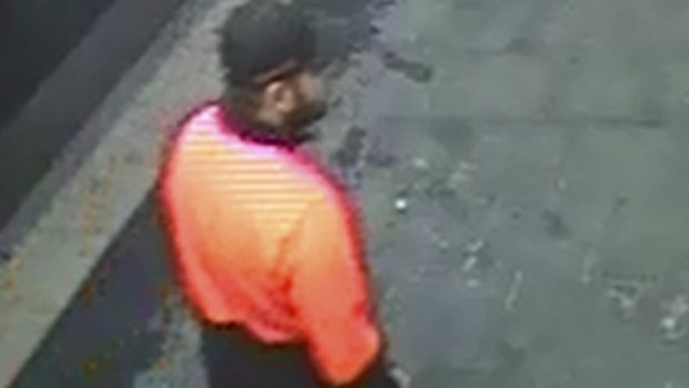One of two men police are trying to identify as part of Mark Easter murder investigation.