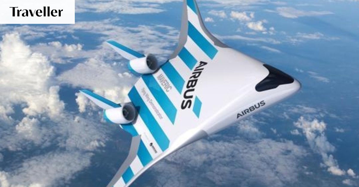 Airbus unveils 'Maveric' blended wing body plane design after secret ...